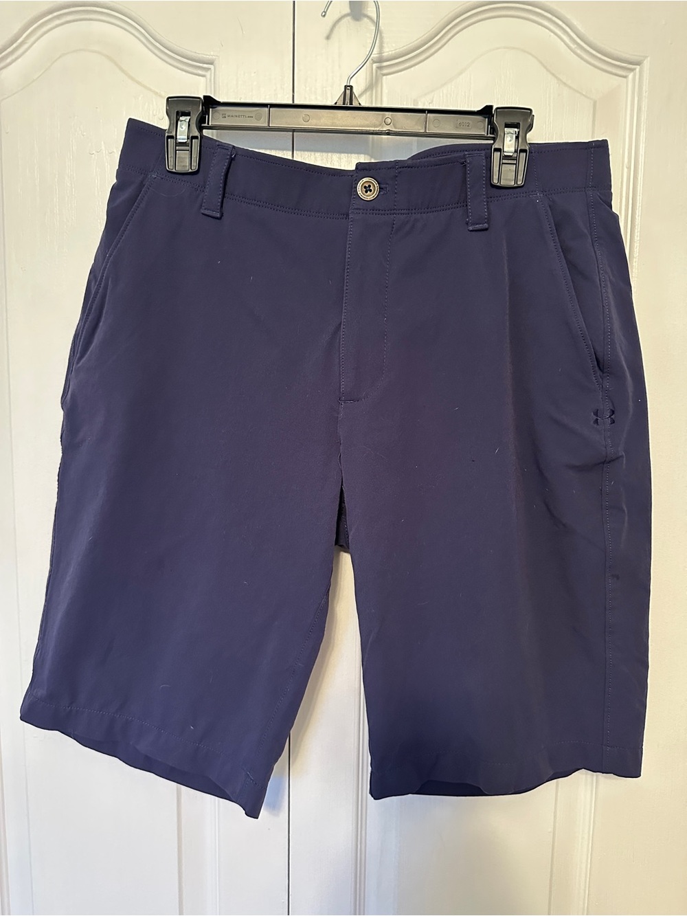 Under Armour Men's Navy Performance Flat-Front Shorts